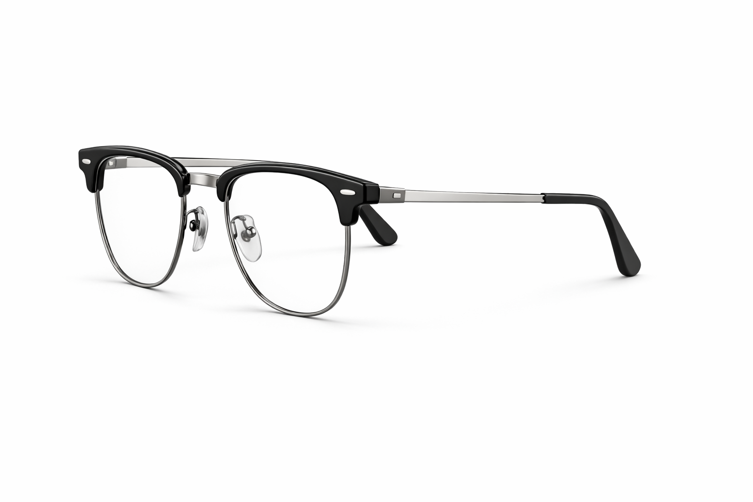 Gunmetal Clubmaster - الصورة 2