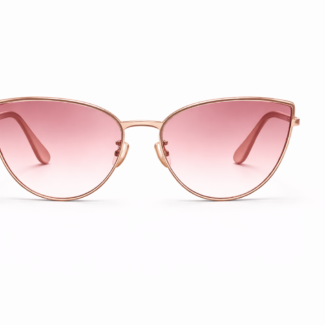 Cat Eye Sunglasses - Rose Gold